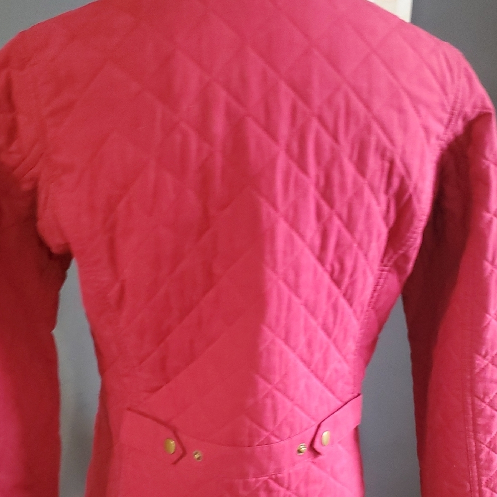 Duluth Trading Co Women's Quilted Utility Barn Jacket - Deep Pink - Picture 7 of 16